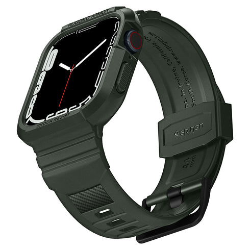Spigen כיסוי+רצועה ל-Apple Watch Series (45mm / 44mm) – Rugged Armor Pro
